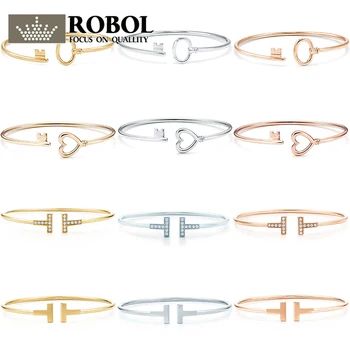 

SL 07 TFB Original Sterling Silver 925 High Quality Charm Bracelet Engraved Inscription FOR Woman Original Model Production