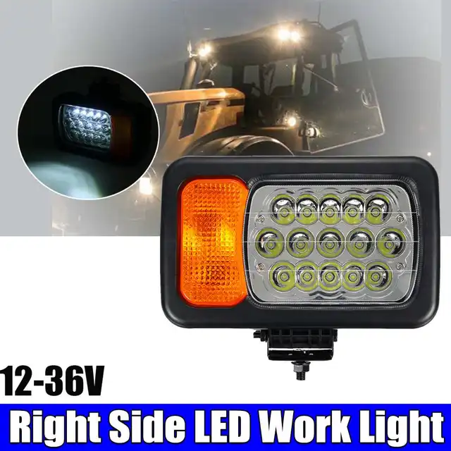 4x LED fluchlicht luces de trabajo 144w 12/24v mähdreschern tractor remolcador jcb