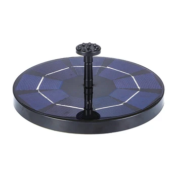 

3W Solar Fountain Pump Floating Fountain Built-in 1200MAh Battery with 6 Nozzles Solar Aerator Pump Garden Decoration