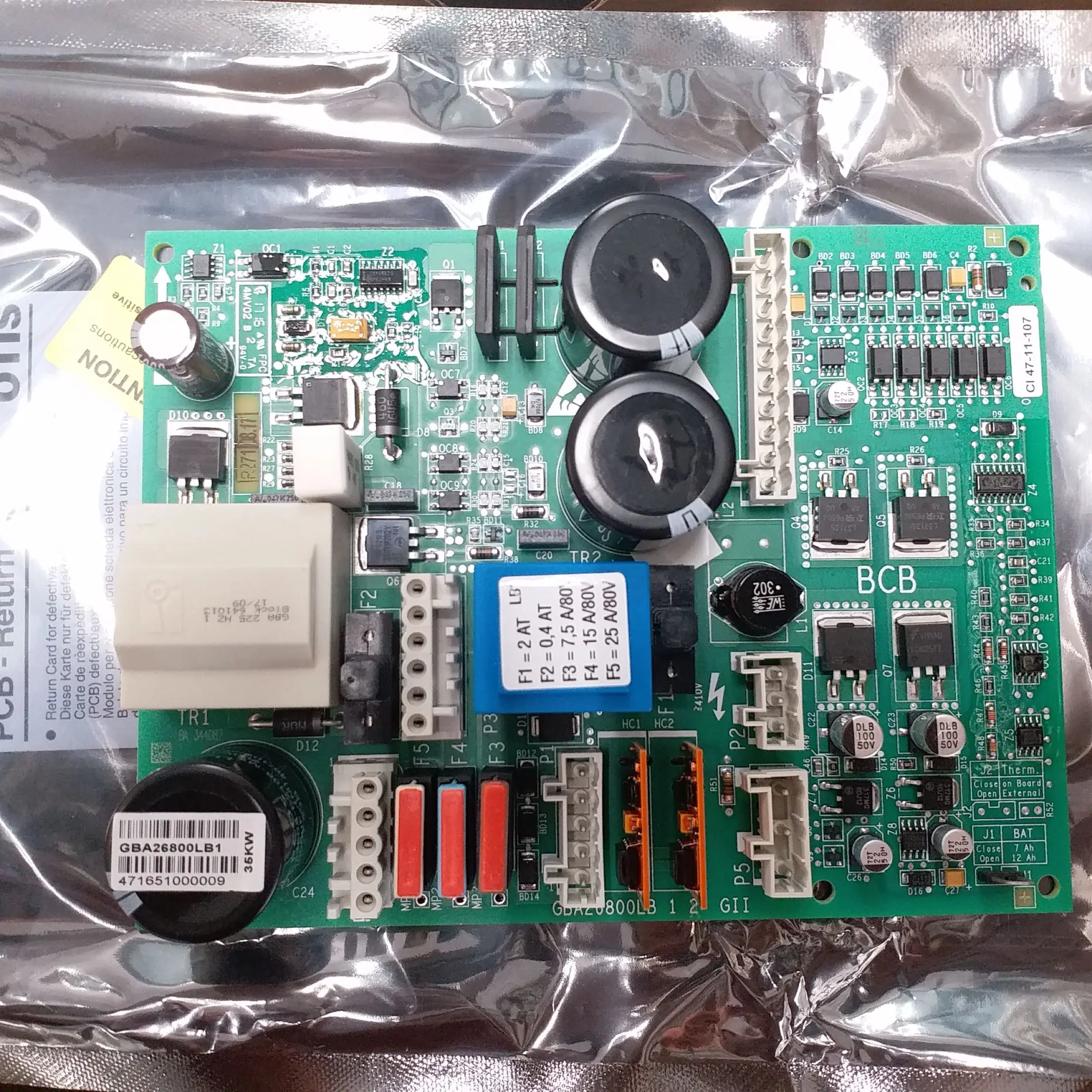 

BIMORE Elevator parts BCB control board GBA26800LB1