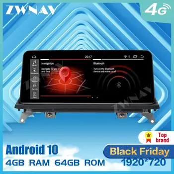 

Touch screen 1920*720 Android 10.0 Car multimedia Player for BMW X5 X6 E70 71 2007-2010 GPS Navi Radio Stereo map Wifi head unit
