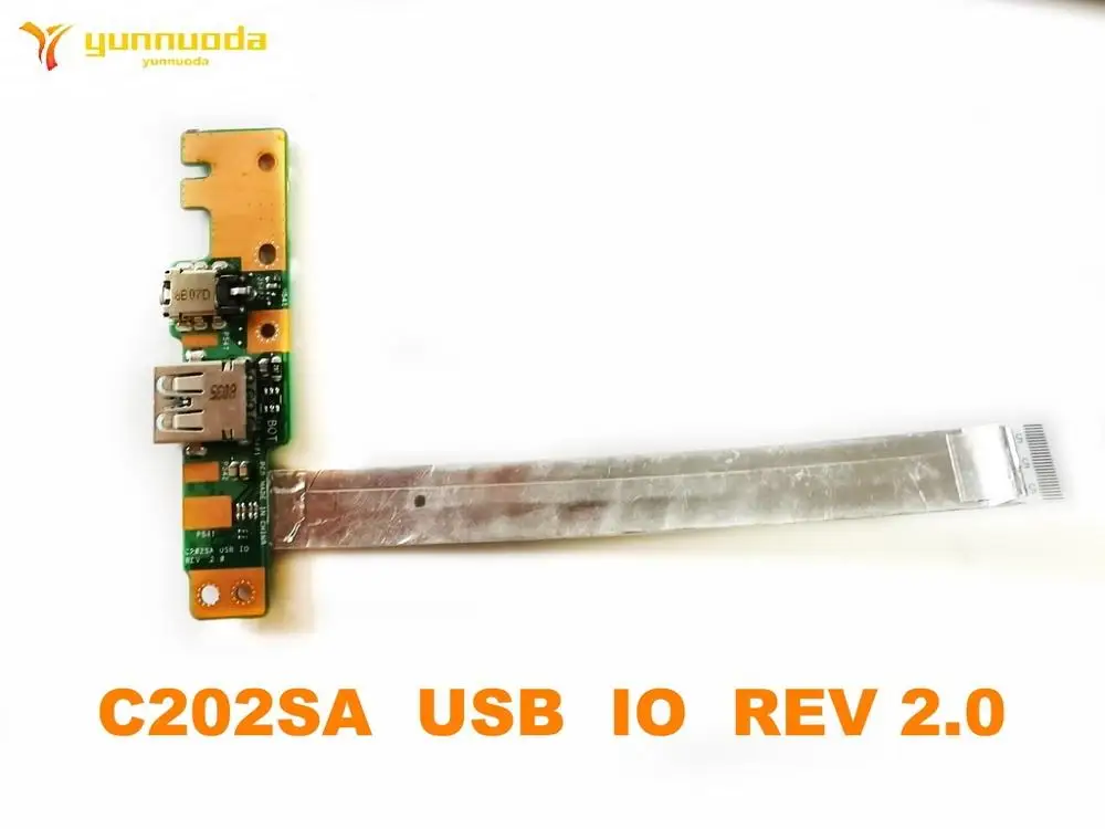 Placa Usb Original para Asus C202sa Usb 2.0 Testado Bom Placa-mãe para notebook - Imagem 2