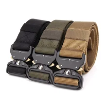 Belt Heavy-Duty Military Tactical Hanging-Buckle Multi-Functional Adjustable Nylon Rigger