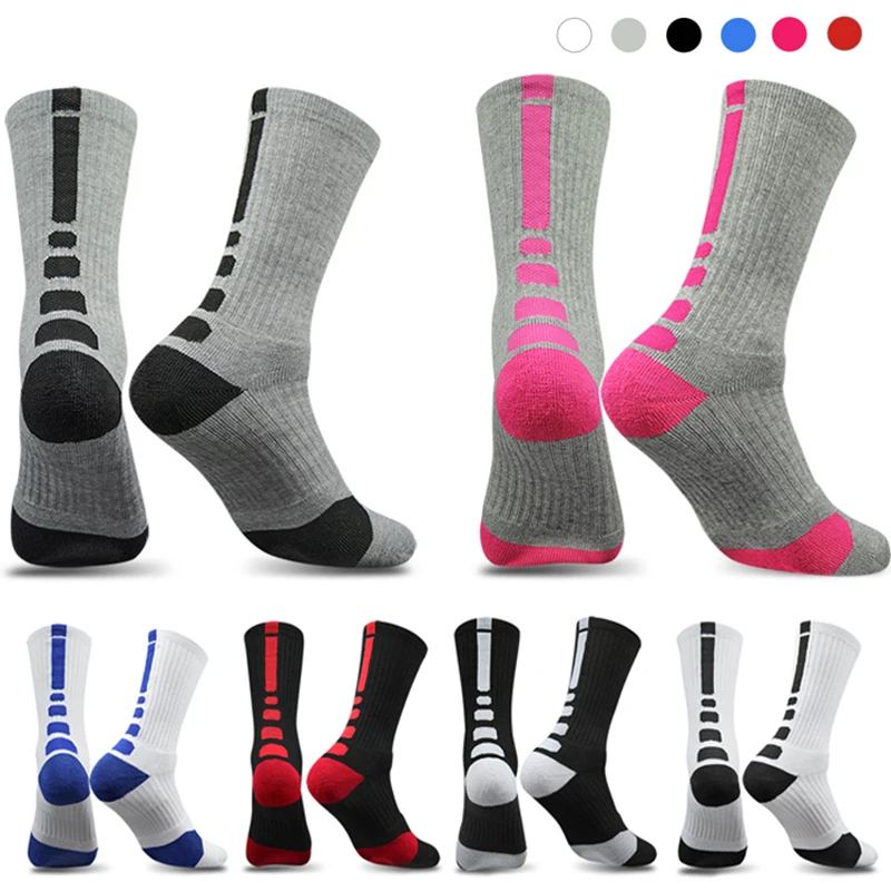 Calcetines gruesos profesionales para hombre, medias deportivas para  baloncesto, Elite, 6 colores - AliExpress