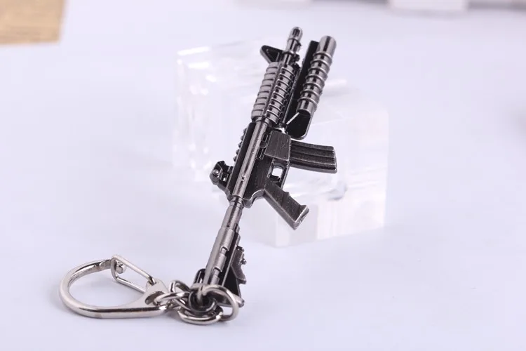 Новые реалистичные Пистолеты оружие брелок мини CF Cross Fire AK47 металлический для