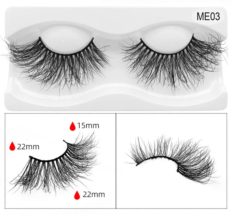 

Messy curly 25mm mink false eyelashes thick long handmade fake lashes mink hair soft & vivid lashes eye makeup 120 pairs/lot DHL