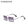 KINGSEVEN Gradient Rectangle Lens Sunglasses Women's Rimless Square Sun Glasses For Women 2022 Young Style Female Shades N810 ► Photo 1/3