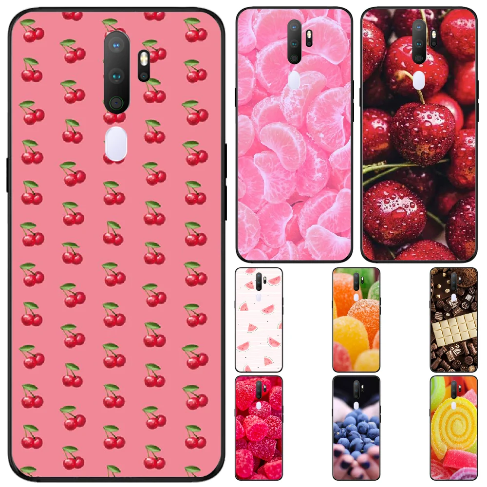 

Viviana Fruits and sweets Soft black Phone Case For OPPO A83 1 71 72018 5S X5S X7 1K 73S X7 PRO 11X