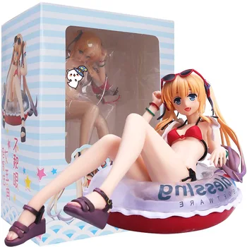 

Anime Sexy girls Figure swimsuit ver. Swimming ring girl figurine Eriri Spencer Sawamura PVC Action Figure Collection Model Toys