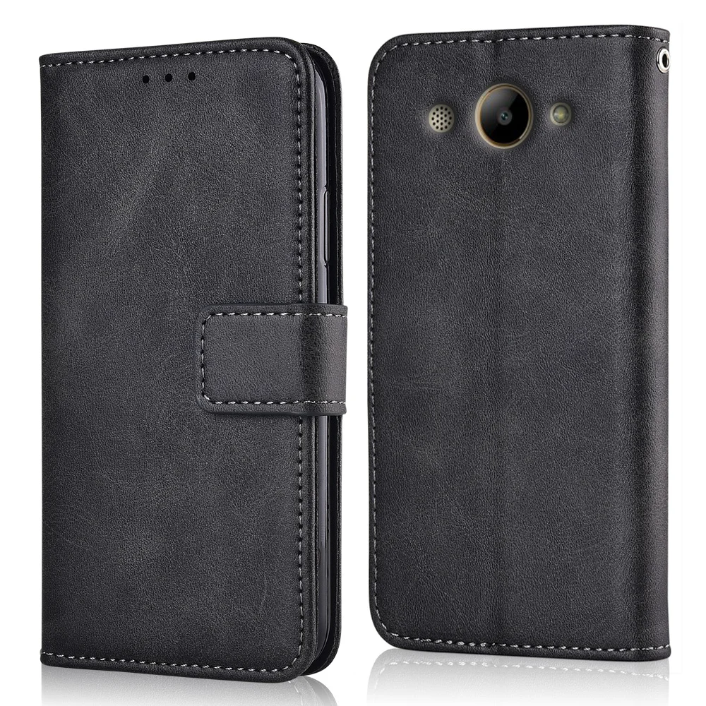niu-Dark Grey На Y3 чехол силиконовая вставка Capa для huawei Y3 Y 3 Y32017 чехол-кошелек чехол для huawei Y3 Y 3 Coque - Цвет: niu-Dark Grey