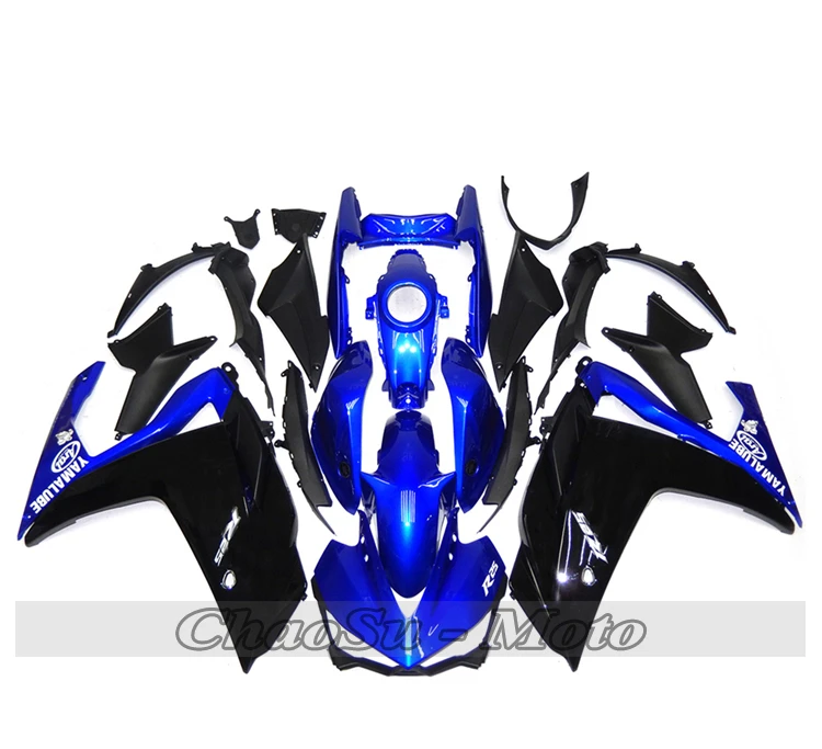 Армейский зеленый Комплект обтекателей YZF R25 R3 14-15-16 полное покрытие ABS литьевая Рамка для YAMAHA YZF R25 R3 синий красный - Цвет: Армейский зеленый