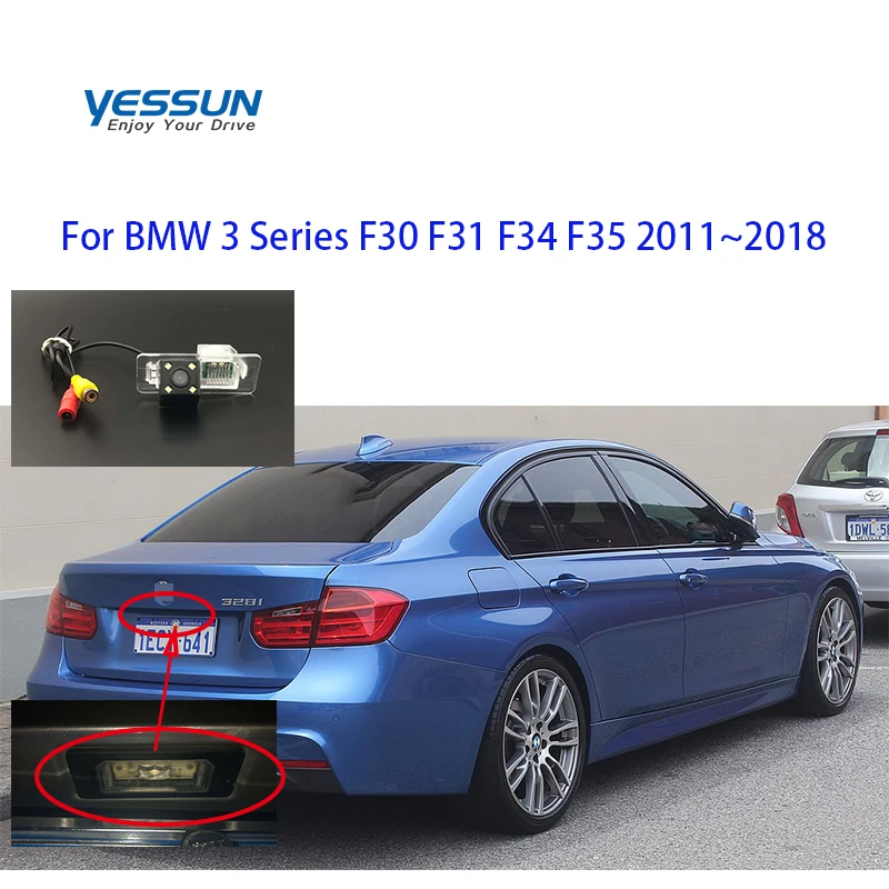 Yessun камера заднего вида для BMW 3 серии F30 F31 F34 F35 2011 ~ 2018 ночного видения парковки/CCD