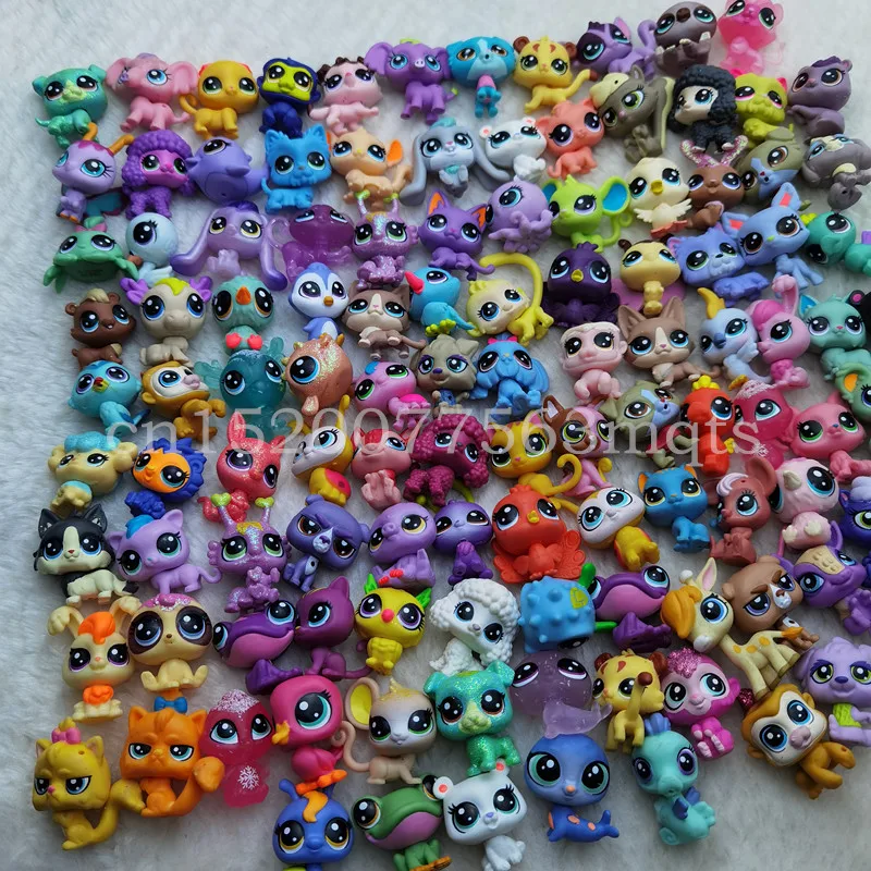 12pcs  2-3cm Old Pet Toys Cat Puppy Figure Mini dolls Toy Figures Classic Little Pet Cat Dog Animal Action figures Toys - 3