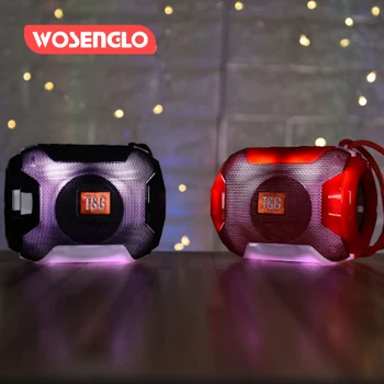 

Portable Ultra Bass Subwoofer Sound Bluetooth Speaker LED MINI Wireless Speaker Stereo Outdoor Music Audio Speaker Support TF FM