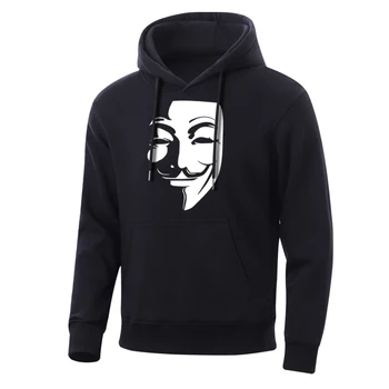 

V For Vendetta Movie Men Hoodie 2020 Spring Autumn Fleece To Keep Warm Mens Sweatshirt Terror Men'S Hoodies Leisure Sweatshirts