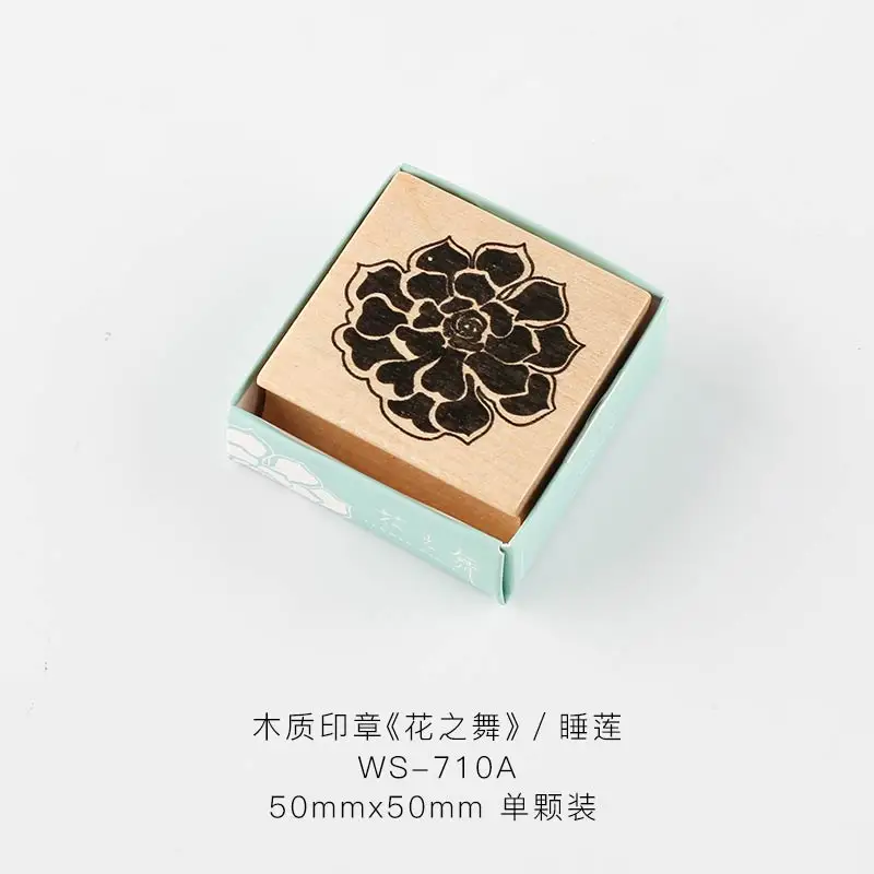 Vintage Wreath Flower Plant Decoration Stamp Wooden Rubber Stamps for Scrapbooking Stationery DIY Craft Standard Stamp - Цвет: 3