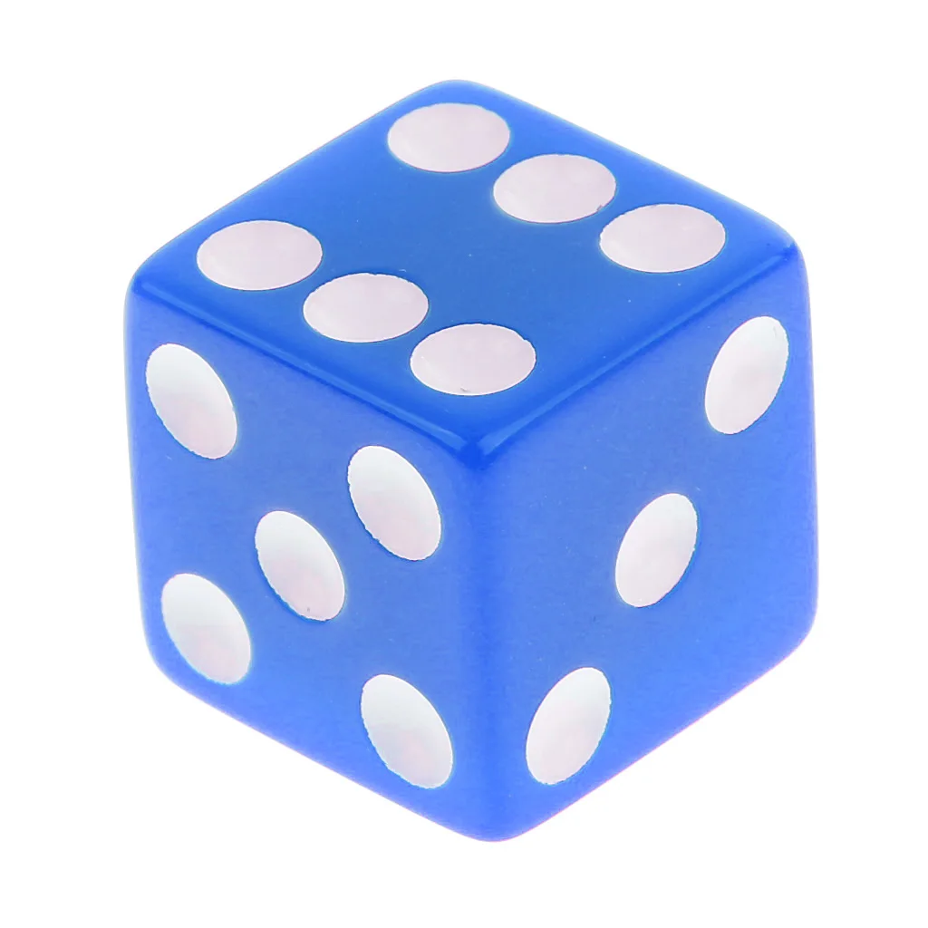 Set/10pcs Six Sided D6 Digital Dice Party Gaming Dice D&D RPG Board Game Parties Board Game Dices Polyhedral Dices