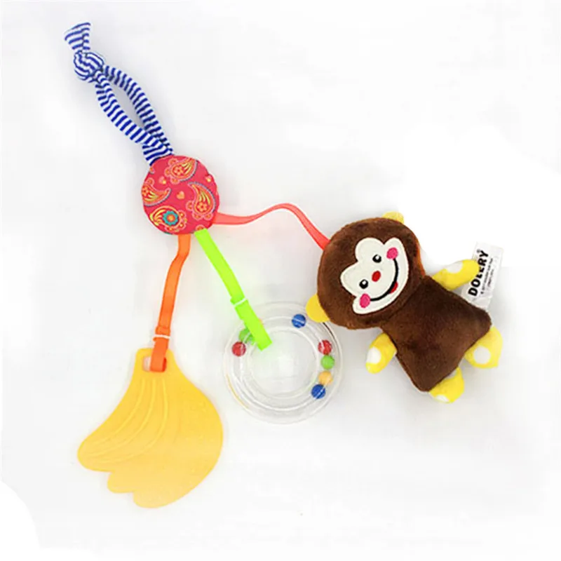 Animal Handbell Newborn Toys Infant Development Toy Kids Baby Crib Hanging Stroller Rattle Teether Appease Music Toy