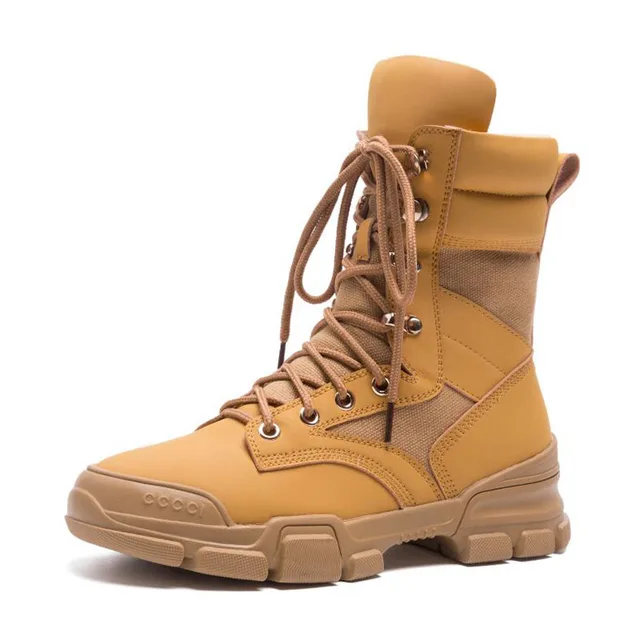 ladies military boots