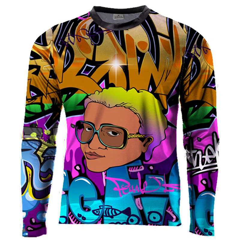 Топ Джерси для велоспорта moto cross jersey mtb jersey mx maillot ciclismo hombre dh Горные Джерси для бездорожья - Цвет: C