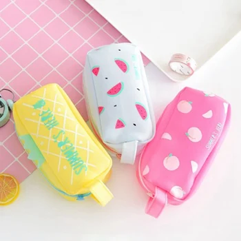 

1Pc Candy Color Large Capacity Pencil Case Kawaii School Pencilcase Pen Case Bag Box Pouch Stationery For Students Kids Gift