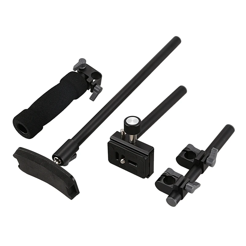 Dslr ручка поддержка плеча Риг стабилизатор Quick Release Plate 1/4 дюймов винт для камеры sony A7R A7Ii фоллоу-фокус
