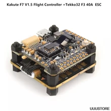 Holybro Kakute F7 V1.5 Контроллер полета+ Tekko32 F3 40A 4 в 1 Blheli 32 3-6S бесщеточный ESC для радиоуправляемого дрона