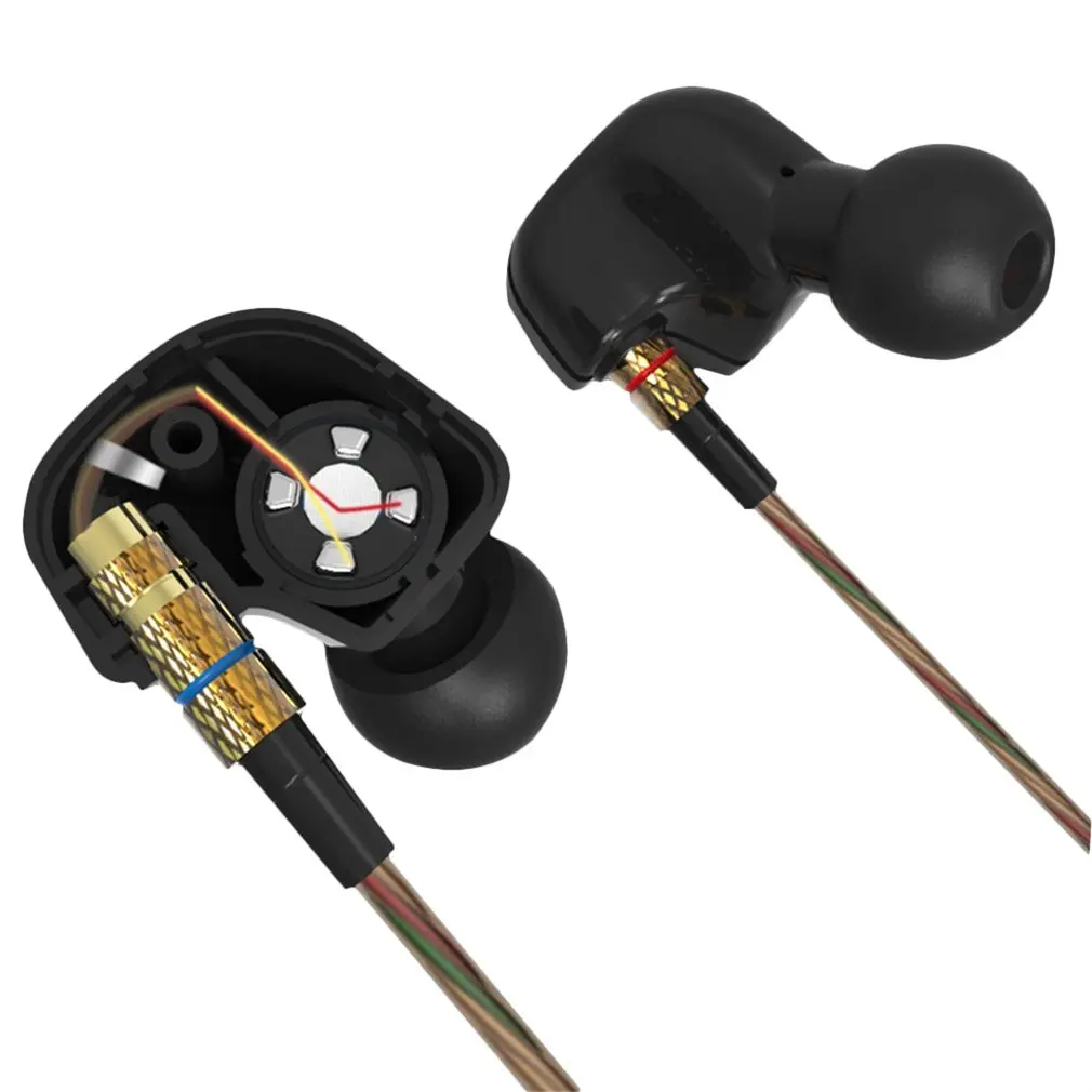 Original KZ HiFi Sport Earphones ATR Copper Driver 3.5mm In Ear Headset Stereo Super Bass Noise Isolating With Microphone