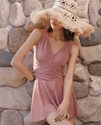 see chart Trajes De Bano Mujer, купальный костюм для женщин, одежда для плавания размера плюс, закрытые бикини, купальный костюм для подростков, винтажный купальник с пуш-ап, монокини - Цвет: see chart