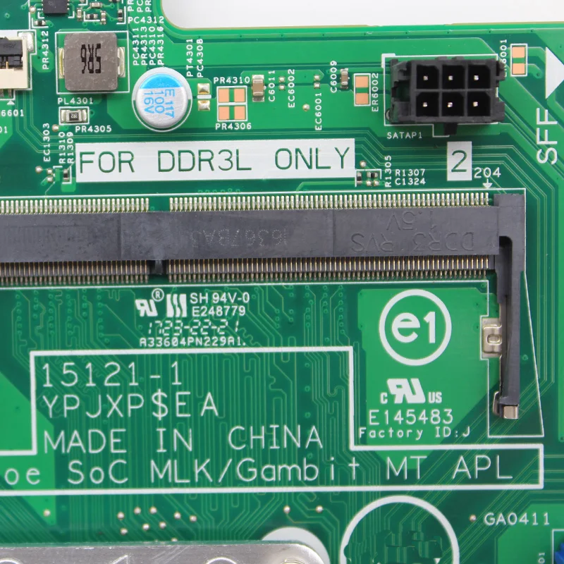 Материнская плата для настольных ПК Dell Inspiron 3662 MB 15121-1 YPJXP CELERON J3355 cpu DDR3 00FKMJ 037PG0 протестирована в целости и сохранности