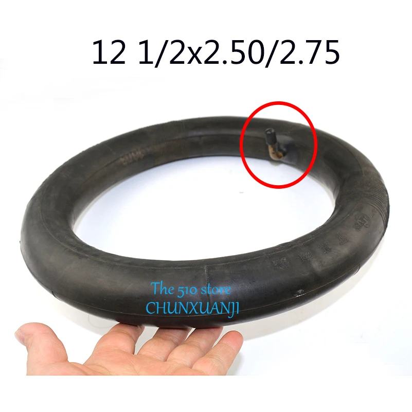 12 1/2X2.50 2.75"butyl inner tube pocket Bike Scooter Moped 49CC Rear/front Tire Innertube 12 1/2X2.50/2.75