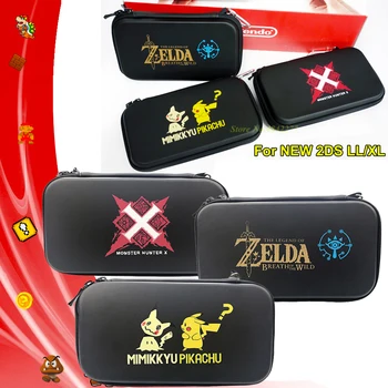 

Nintend New 2DS XL / LL Case Accessories Big Pattern Storage Carry Hand Bag Portable Nintendos Packet for Nintendo Game Console