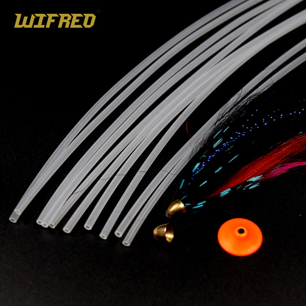 Wifreo 10pcs X 15cm Tube Fly Tying Tube Main Tube Semirigid Liner