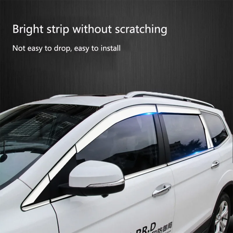 

15M DIY Car Styling Chrome Moulding Trim Strip Silver Decoration Sticker 6mm/8mm/10mm/12mm/18mm/20mm/25mm/28mm/30mmN