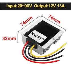 High - Performance Universal Voltage Step - Down Converter with Adjustable Output - 12V (13A Aluminum L)