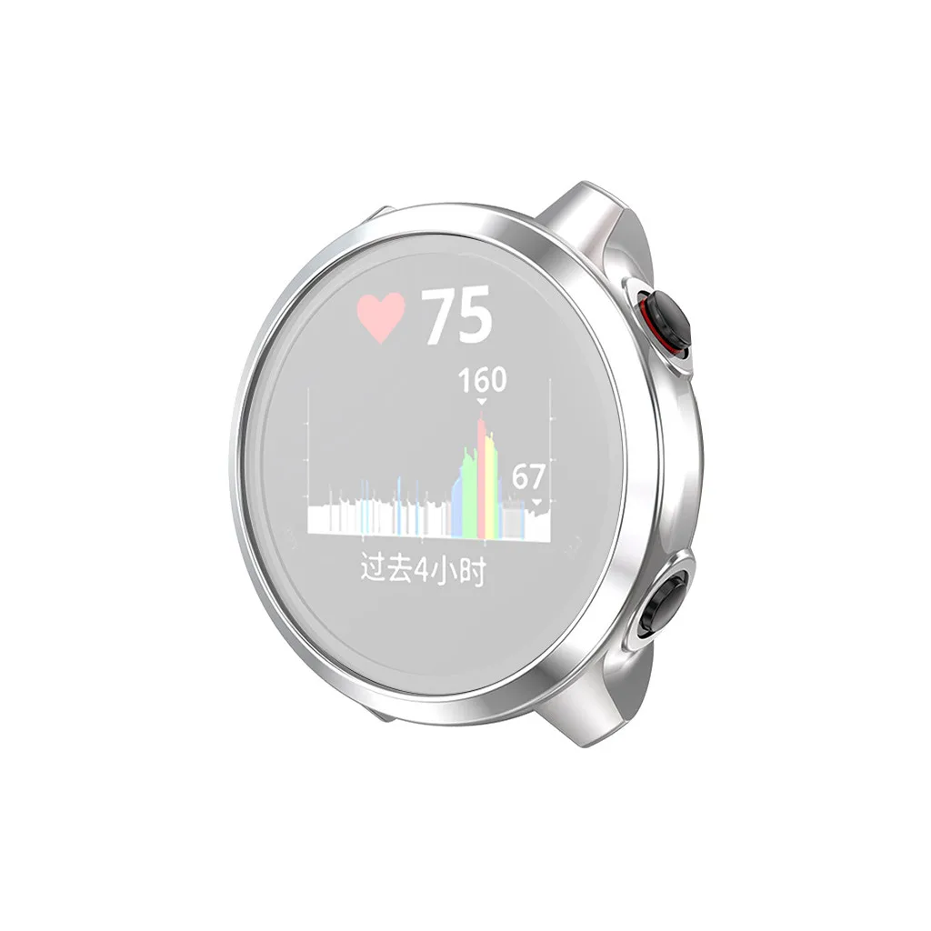 Для Garmin Forerunner 245/245M часы гальванизированные ТПУ защитный чехол Спортивная оправа сменная пленка оболочка Защитная крышка 19Sep