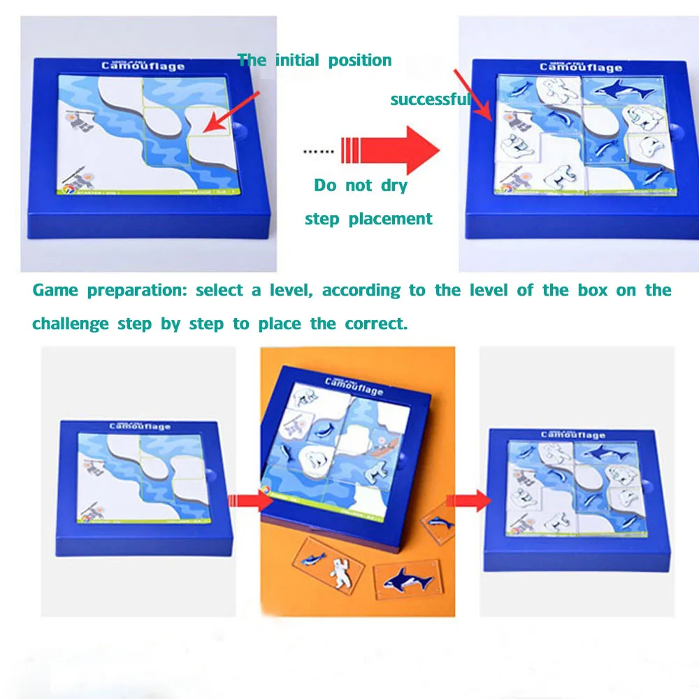 IQ Puzzle Challenge& разрешение семейная настольная игра ледовитые Приключения детская логика мышление Развивающая игра