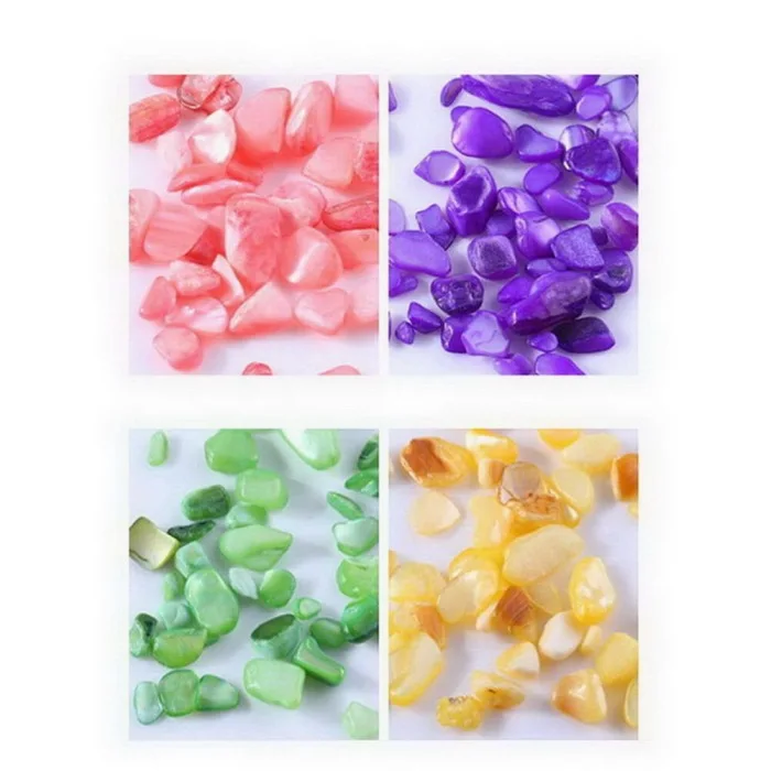 12 Colors Nail Petals Shell Small Crushed Stone Crystal Shell Ornament Manicure Tools OA66