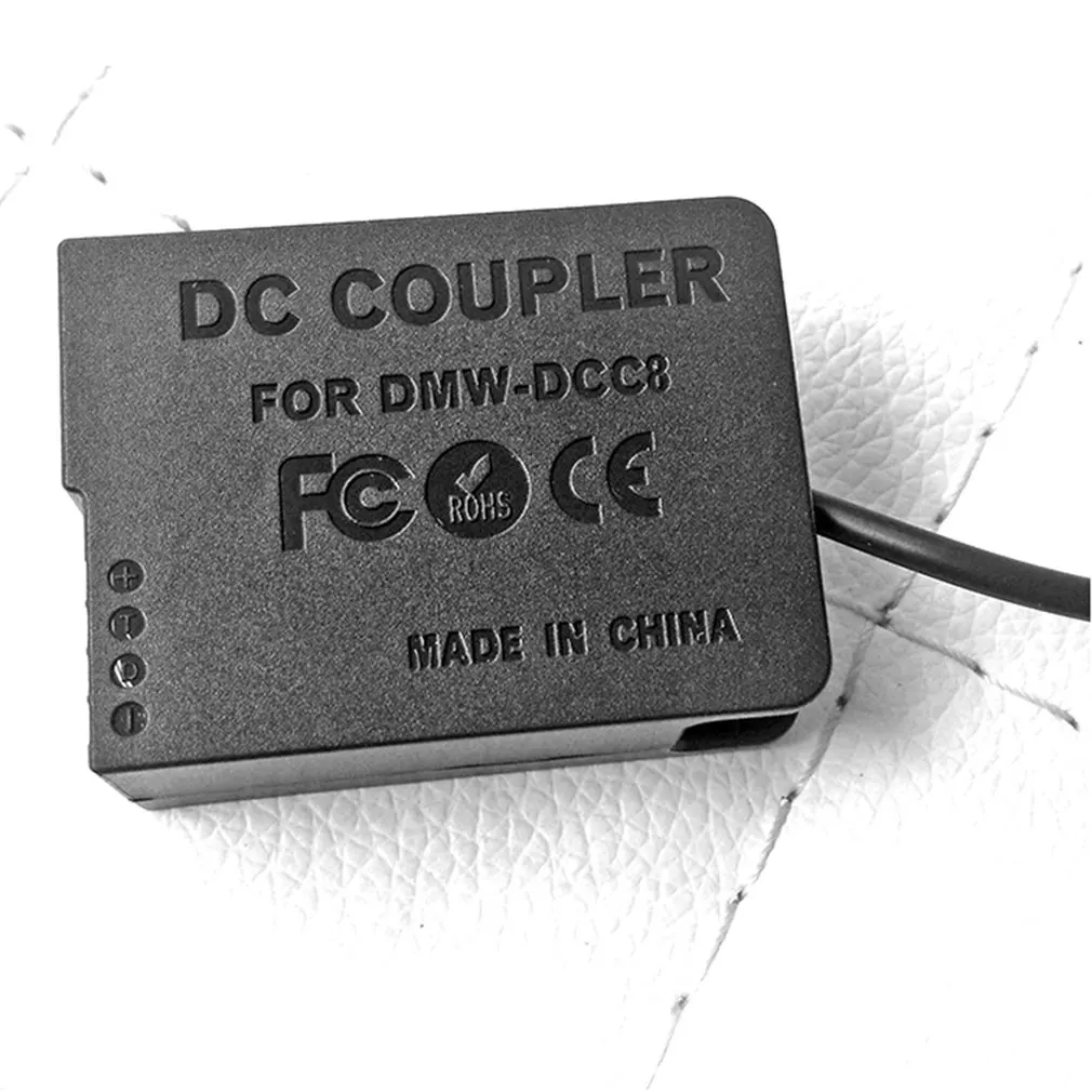 DCC8 Батарея соединитель прямого тока DMW-BLC12 BLC12PP для цифрового фотоаппарата Panasonic Lumix DMC-FZ200 G6 G5 G80 G85 G5K GH2K GH2S Камера