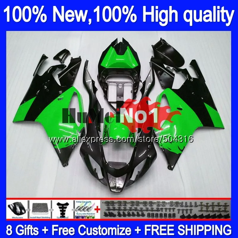 

Body For Aprilia RSV1000R Mille RV60 RSV1000RR RSV 1000 8MC.49 Green black RSV1000 R RR 2003 2004 2005 2006 03 04 05 06 Fairing