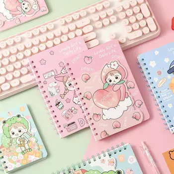 

Sharkbang New Arrival Cute Double Coil Sprial Notebook Daily Planner Agenda Notepad Stationery Supplies