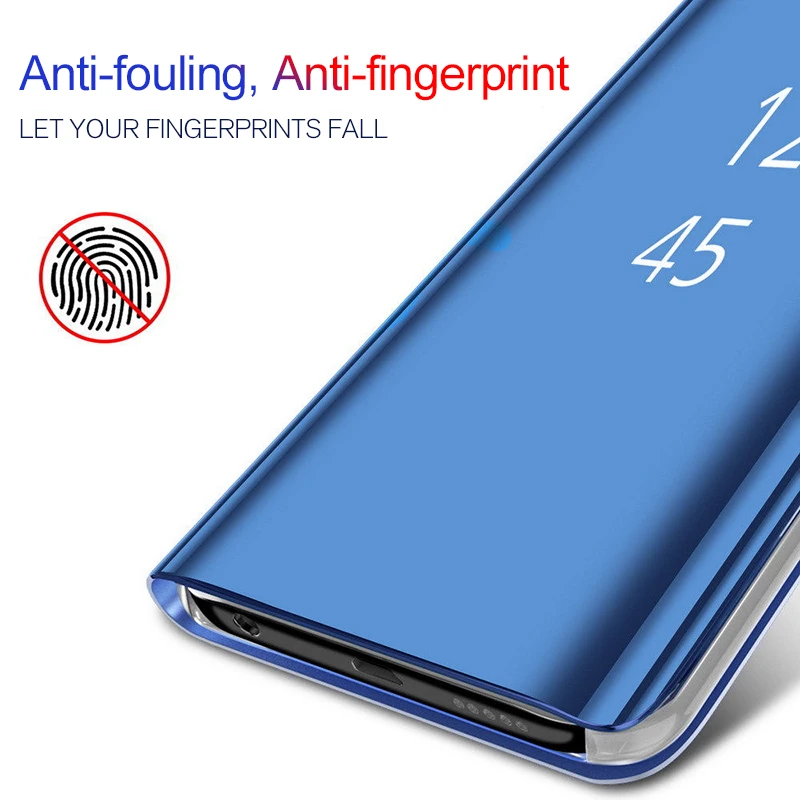 Флип-зеркальный чехол для samsung Note 10 Plus, чехол-подставка для samsung Galaxy S 10 9 8 S10 S9 S8 Plus S10Plus S10e Coque Cover Note10