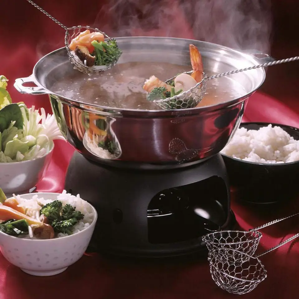 Generic Cool Passoire De Cuisine A Deux Poignées En Acier