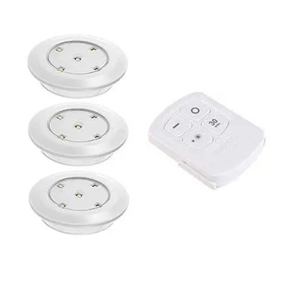 3 lamp 1 controller Беспроводной затемняемый сенсорный датчик Светодиодная подсветка под шкаф светодиодный шайба светильник s настенный светильник шкаф кухонный ночной Светильник - Цвет: 3 lamp 1 controller