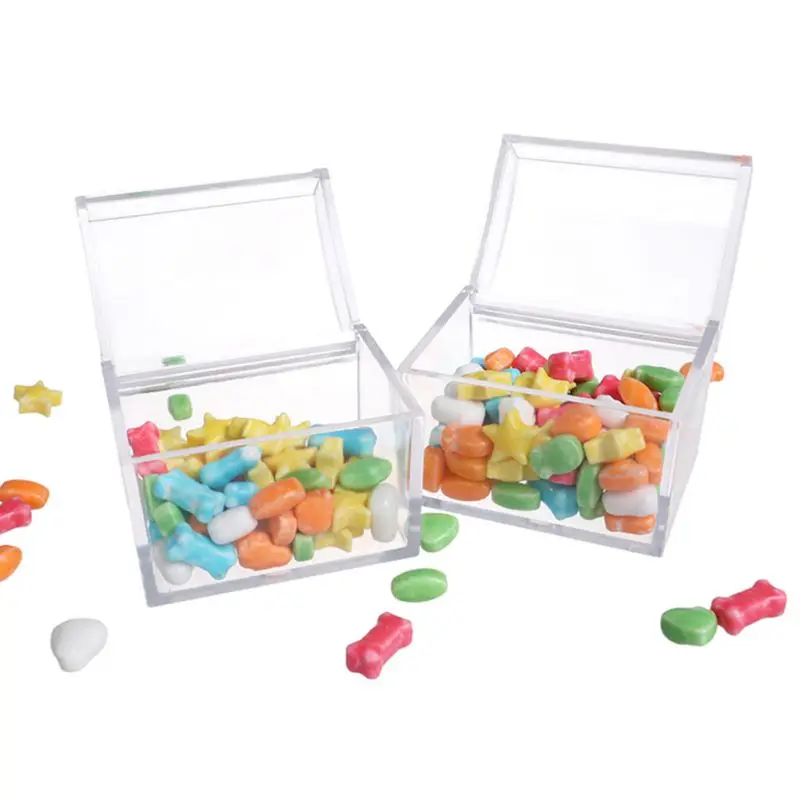 

Multi-functional Container Plastic Transparent Candy Box for Kid Children with Lid Kitchen Snack Storage Jar Home Organizer