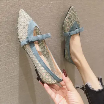

Pointed Toe Boat Shoe Summer Shoes Ladies Tennis Female Casual Sneaker Shose Women 2019 Fashion Women's All-Match Elegant