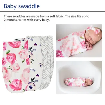 

Newborns Baby Sleeping Bag Rabbit Ear Hairband Set Newborn Anti-kick Sleeping Bag Knotted Headband