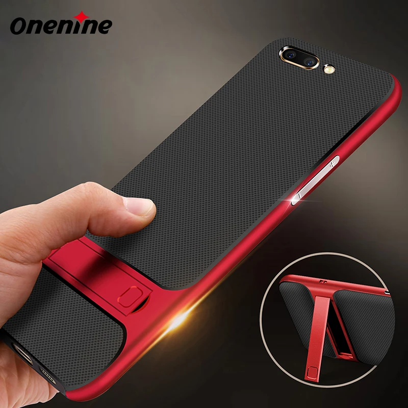 Onenine 3D чехол с подставкой для телефона s OPPO R11 Plus 6 0 дюйма силикон ТПУ ПК гибрид 360