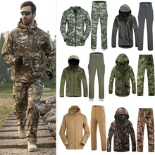 SJ-Maurie 1 комплект, зимний охотничий костюм, военный армейский мягкий чехол, флисовые куртки+ штаны для тактических походов, охотничья одежда