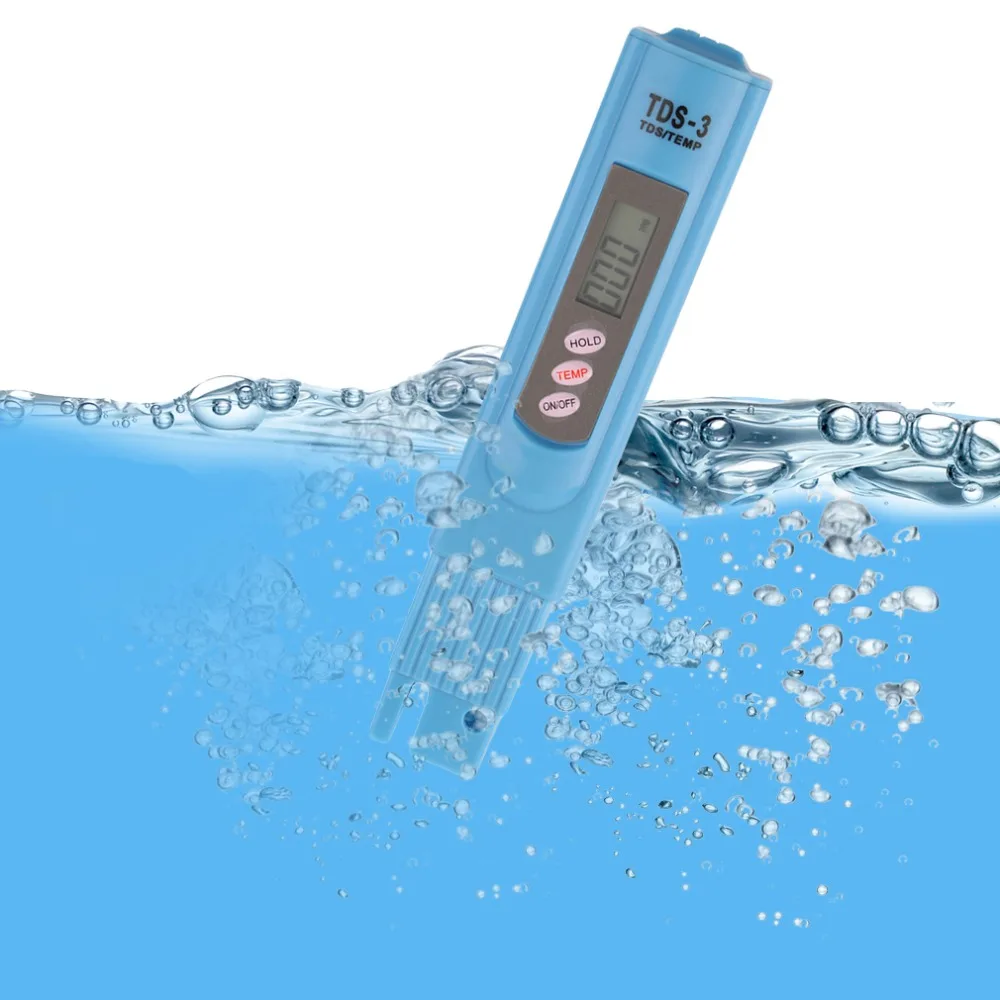 

Portable TDS LCD Digital 0-9990ppm Water Test Pen Hardness Analyzer